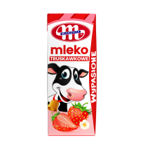 WYPASIONE mleko o smaku truskawkowym 200 ml