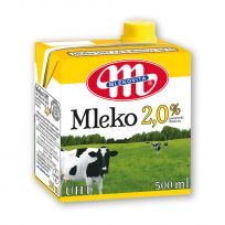 Mleko UHT 2,0% tłuszczu 500 ml