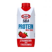 Super Body Active mleczny napój proteinowy o smaku truskawkowym