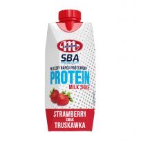 Mleczny napój proteinowy Super Body Active o smaku truskawkowym 350 g