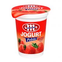 Jogurt Polski truskawkowy z kawałkami owoców 350 g