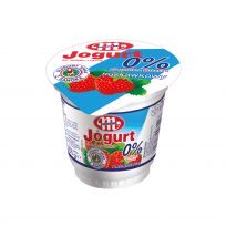 Jogurt truskawkowy bez dodatku cukrów 0% tłuszczu