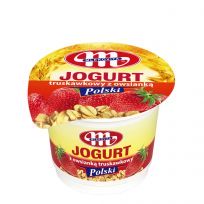Jogurt Polski z owsianką truskawkowy 180 g