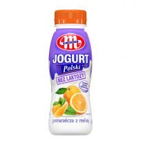 Jogurt Polski pitny bez laktozy pomarańcza - melisa