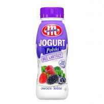 Jogurt Polski pitny bez laktozy owoce leśne