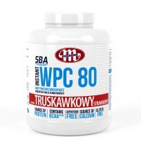 Super Body Active WPC 80 koncentrat białek serwatkowych instant truskawkowy