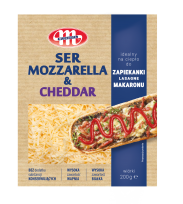 Ser Cheddar & Mozzarella wiórki 200 g