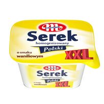 Polski serek homogenizowany o smaku waniliowym