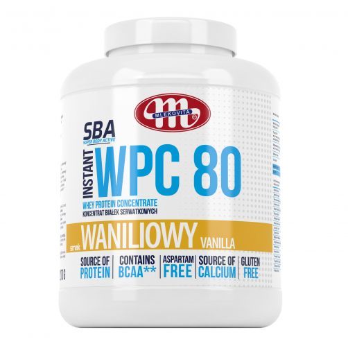 Super Body Active WPC 80 koncentrat białek serwatkowych instant waniliowy 2270 g