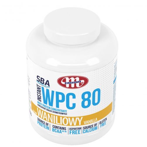 Super Body Active WPC 80 koncentrat białek serwatkowych instant waniliowy 2270 g