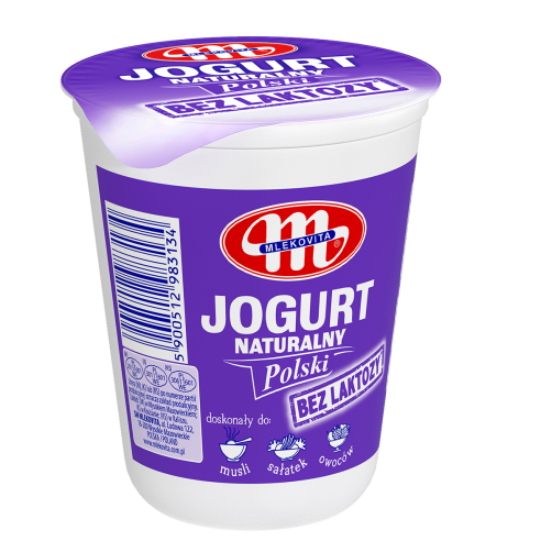 Polski Jogurt naturalny bez laktozy 350 g