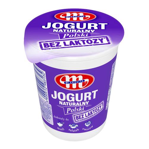 Polski Jogurt naturalny bez laktozy 350 g