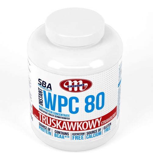 Super Body Active WPC 80 koncentrat białek serwatkowych instant truskawkowy 2270 g