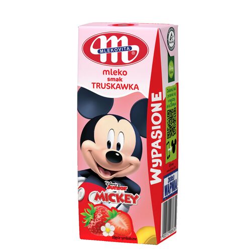 Mleko o smaku truskawkowym Wypasione / Disney