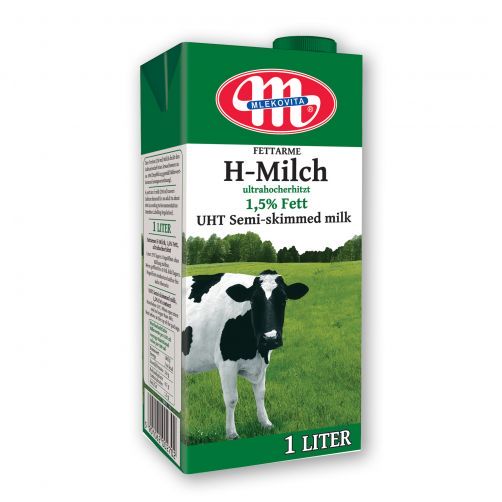 Mleko UHT 1,5% tłuszczu 1 L
