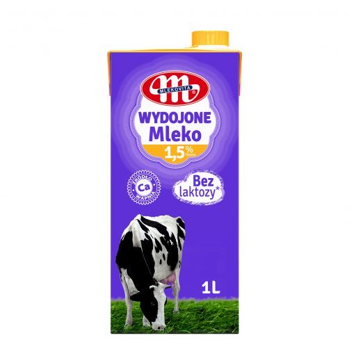 Wydojone mleko UHT bez laktozy 1,5%