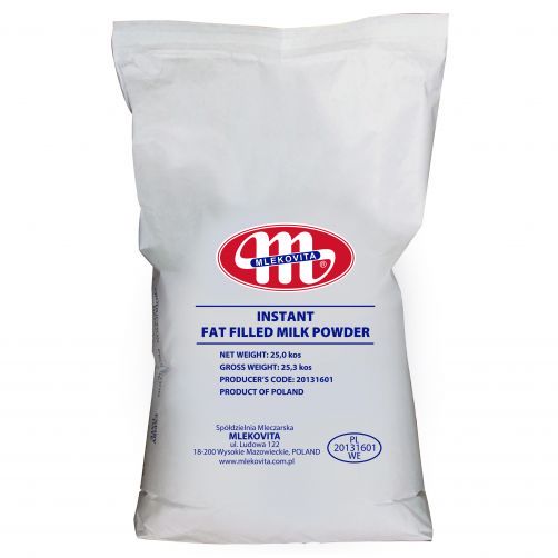 Instant Fat Filled Milk Powder - Instant proszek mleczny z tłuszczem roślinnym IFFMP