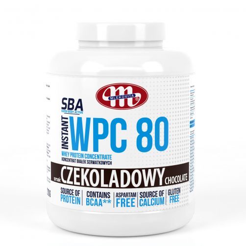 Super Body Active WPC 80 koncentrat białek serwatkowych instant czekoladowy