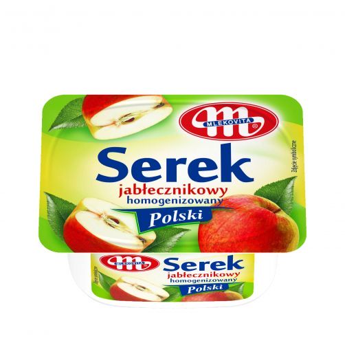 Polski serek homogenizowany jabłecznikowy