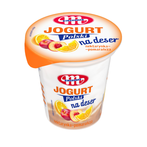 Jogurt Polski na deser nektarynka - pomarańcza