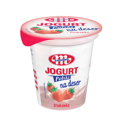 Jogurt Polski na deser truskawkowy
